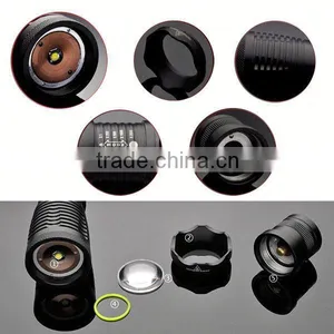 S3 Super Bright XML T6 Rechargeable Mini Zoom Charging Torch Light thumbnail-2