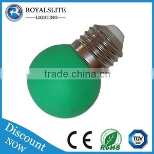 Happy New Year G45 1w E27/B22 Green Color Led City Color Light thumbnail-1