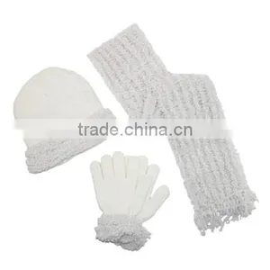 Womens Hat Gloves and Scarf Winter Set thumbnail-2
