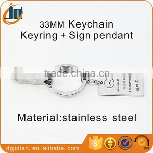 Stainless Steel Sign Keychain and Keyring Wholesale thumbnail-1
