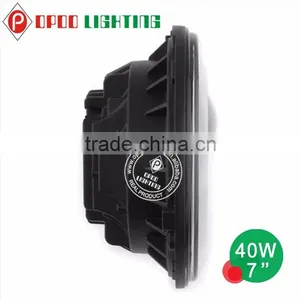 7 Inch Round Led Headlight 12v 24v Jeep Headlight thumbnail-3