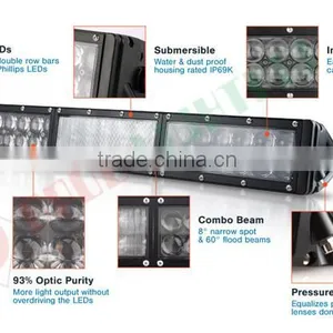 Waterproof IP68 Led Light Bar, Offroad Use 4x4 Led Offroad Light Bar thumbnail-6