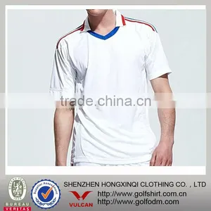 White Color 100% Polyester Football Sportswear Soccer Jersey thumbnail-1