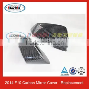 For BMW 5 Series F10 Carbon Fiber Side Mirror Cover 2014UP thumbnail-6