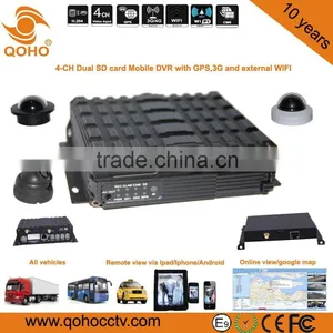 Vehicle H.264 GPS 3G Mobile DVR TWO SD Card Tracking,3g sd Card Mobile Mini Dvr thumbnail-4