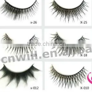 Fashion Full Handmade Strip Individual False Eyelash thumbnail-1