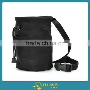 Rock Climbing Weightlifting Chalk Bag With Drawstring Closure thumbnail-1