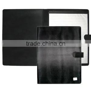 PVC MATERIAL CHEAP PORTFOLIO WITH NOTE PAD thumbnail-1