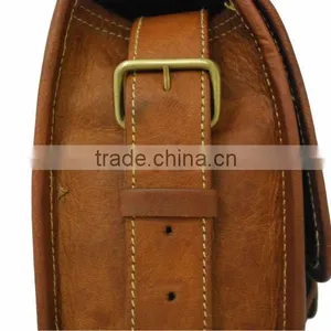 Genuine Leather Satchel Bags in Its Vintage Style for Office and Carrying Laptop 16 Inch thumbnail-3