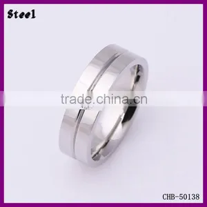 Beautiful Factory Design Tension Setting Lucky Stone Finger Ring thumbnail-1
