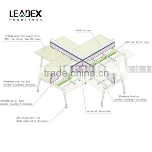 2016 the Most Popular High-end Office Furniture Mfc Table thumbnail-5