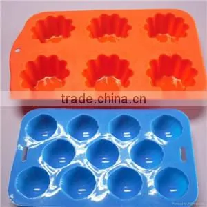 Custom Shape Silicone Ice Cube Tray Chocolate Muffin Mold FDA LFGB thumbnail-2