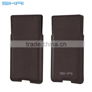 New Genuine Original Lackberry Priv Black Leather Pocket Sleeve Case Cover Pouch for Blackberry Priv Case thumbnail-6