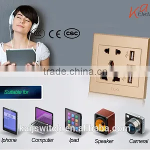 2015 Multi Factory Sales Usb Socket Wall Europe thumbnail-2