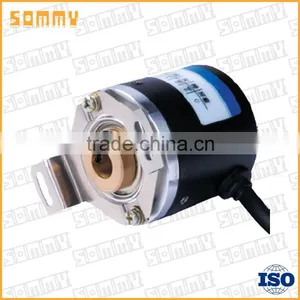 R38T-6mm Shaft Small Through Hollow Shaft Rotary Encoder / Incremental Shaft Encoder 24v thumbnail-1
