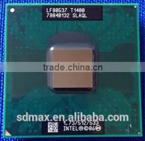 Dual Cores in Stock Tray Packing 1.73GHz 1M 533MHz Intel Celeron Mobile T1400 SLAQL CPU thumbnail-1