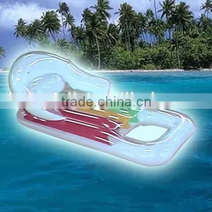 PVC Inflatable Pool Float Island With Palm Tree, Inflatable Pool Island Floating thumbnail-3
