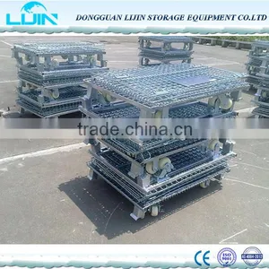 Metal Wire Mesh Container/Heavy Duty Used Storage Cages for Sale thumbnail-1