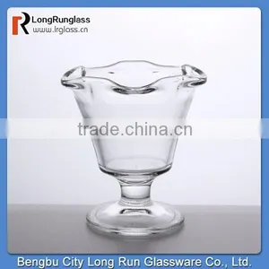 LongRun 9oz Elegant Glass Pudding Bowl With Stand thumbnail-1