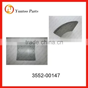 Bus Drum Brake System Friction Plate Lining thumbnail-1