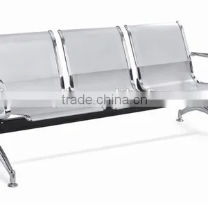 Metal Steel Salon Waiting Bench thumbnail-5