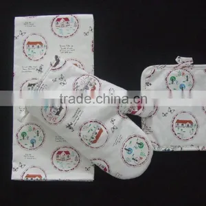 2016 New Design Printed Oven Mittens thumbnail-1