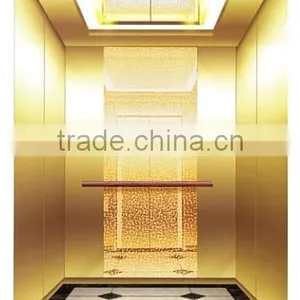 Cheap Price 6 Persons 450kg Small Passenger Elevator With All Hairline Stainless Steel thumbnail-1