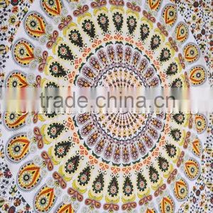 Ethnic Wall Hangings Indian Mandala Hippie Bohemian Wall Decoraiton Cotton Tapestry thumbnail-4