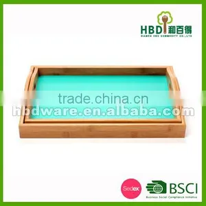 High Quality Bamboo Serving Tray, Breakfast Tray thumbnail-2
