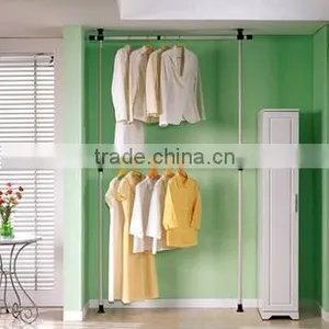 Wardrobe Closet Closet Wire Rack Wardrobe Trouser Rack thumbnail-1