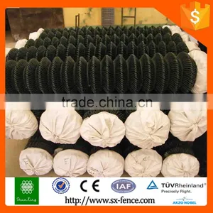 Hot Dipped Galvanized Chain Link Fence, Woven Galvanized Link Fence thumbnail-1