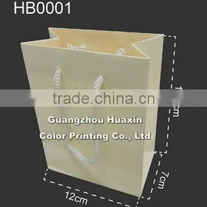 Fancy Paper Shopping Bag With Cotton Handle Small Gift Bags thumbnail-1