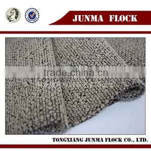 Golden Granular Pattern Manufacturer China Flocked Printing Fabric Stocklot thumbnail-2