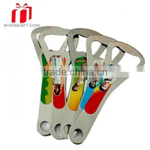 201 Stainless Steel Long Handle Promotional Bottle Opener thumbnail-1