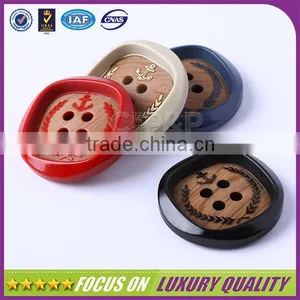 Different Color 4 Holes Resin Fashion Button thumbnail-4