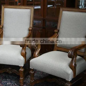 Modern Luxury Furniture Hotel Chair Wooden Chair Solid Wood Chair thumbnail-1