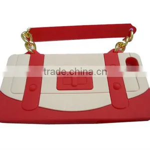 Silicone Handbag Studded Case for IPhone 4 thumbnail-6