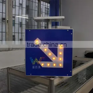 Customized Size Flashing Light High Way Guidance Led Traffic Sign thumbnail-2