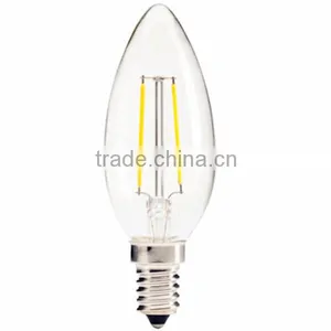 E27 E14 2w Led Filament Candle Bulb C35 Filament Led Lamp 360 Degree thumbnail-1
