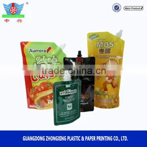 Hot Selling Customized Printed Plastic Water Pouch With Spout thumbnail-2