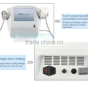 High Frequency Skin Care Machine Portable Ultrasound Hifu Slimming Machine Liposonix Weight Loss 4MHZ Body Shaping Machine With 2 Heads For Home Use High Frequency Portable Facial Machine thumbnail-2
