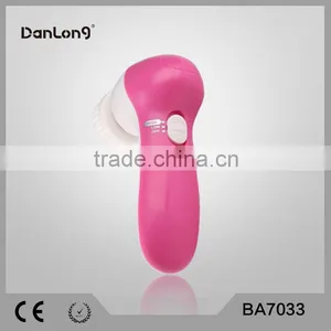 2015 OEM & ODM Manufacture High Quality Rotate Facial Brush 5 in 1 Beauty Massager thumbnail-3
