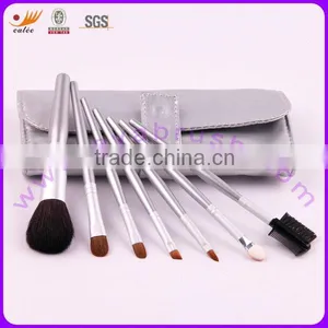 7-pcs Rainbow Series Travel Brush Set--Silvery Set thumbnail-1