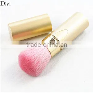 Luxury Golden Private Label Retractable Make up Cosmetics Brush Vegan Powder Brush thumbnail-3