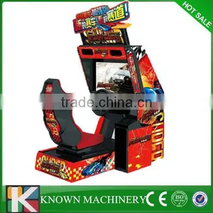 Newest Indoor Crazy Speed Driver Car Racing Game Machine,electronic Racing Car Game Machine thumbnail-1