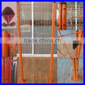 Polyester Coated/hot Dip Galvanized Curvy Welded Fence for Public Places and Buildings for Roads thumbnail-1
