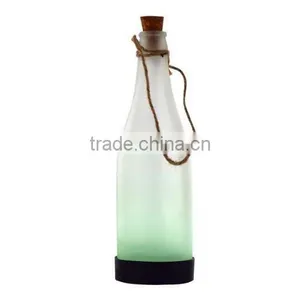 Small Solar Bottle Lanterns , Rope &glass Design Lights thumbnail-1
