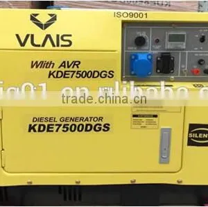 KDE7500DGS 7.5Kva Silent Diesel Generator, Diesel Generator for Sale thumbnail-1