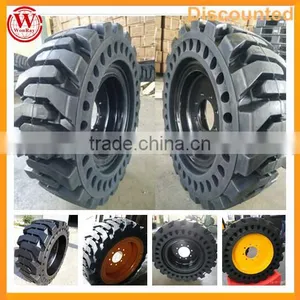 Wheel Loader Tires for 17.5-25, 10-16.5 Solid Tires Skid Steer thumbnail-1