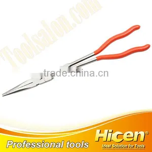 S Type Dipped Handle Extra Long Double X Long Nose Pliers thumbnail-1